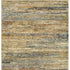 2' X 8' Gold And Slate Abstract Runner Rug